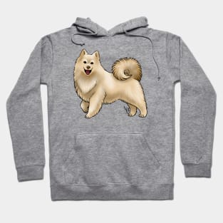 Dog - Finnish Lapphund - Cream Hoodie